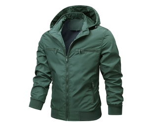 QFZ563 - Veste pour <span class=keywords><strong>homme</strong></span> <span class=keywords><strong>de</strong></span> qualité supérieure, design personnalisé, vêtements d'extérieur printemps-automne, logo imprimé, imperméable, détachable - Product Image 4
