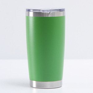 Custom logo 20oz 30oz Double Wall Insulated Powder Coated Tumbler Vacuum Cup Thermal Stainless Steel <b>Coffee</b> Travel Mug with Lid - Product Image 3