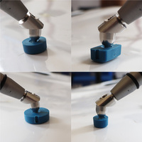 Kit de têtes de remplacement à percussion filetées M8 pour réparation de bosses sans peinture, pour tête de marteau avec pointe en acier inoxydable et tampons de caoutchouc