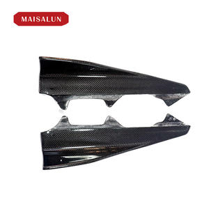 M2 Splitter Per <span class=keywords><strong>BMW</strong></span> Serie <span class=keywords><strong>2</strong></span> F87 <span class=keywords><strong>Coupe</strong></span> M2 concorso 2014-2017 Porta Laterale Gonne In Fibra di Carbonio Splitter - Product Image 2