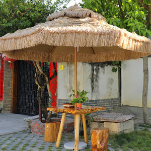 Ensemble <span class=keywords><strong>table</strong></span> et chaises d'extérieur <span class=keywords><strong>avec</strong></span> dentelle, <span class=keywords><strong>parasol</strong></span> de plage pour la pluie <span class=keywords><strong>parasol</strong></span> d'extérieur personnalisé luxueux support chaume parapluies de plage/ - Product Image 6