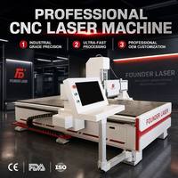 Machine de découpe laser robuste 1325 pour l'effet sablage de surface miroir, machine de marquage laser pour acier inoxydable