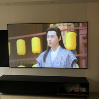 Écran de projecteur à cadre fixe rejetant la lumière ambiante ALR Black Diamond de 150 pouces pour projecteurs et équipements de présentation