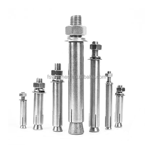 Boulon <span class=keywords><strong>d</strong></span>'<span class=keywords><strong>ancrage</strong></span> à manchon en acier inoxydable robuste Fixation rapide et solide des murs et briques en béton pour une fixation sûre - Product Image 1