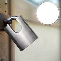 Usine de verrouillage de sécurité en acier inoxydable vente en gros cadenas en laiton à manille de 35mm avec clé principale