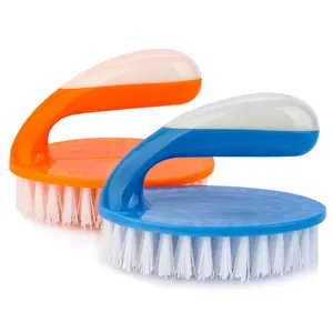 Wholesale Fruits And Vegetables Cleaning Home Scrub Brush Plastic Handle Cleaning Small Clothes Washing Brush