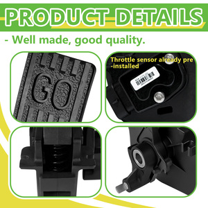 Conjunto de Pedal de Acelerador de Segunda Generación con Sensor de Aceleración Compatible con Club Car 2010 en Adelante Precedent/<span class=keywords><strong>Tempo</strong></span>/Onward Carrito de Golf a Gasolina # 102595502 - Product Image 4