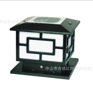 <b>Solar</b> <b>Pillar</b> <b>Light</b> Aluminum Alloy Led E27 Semi Flush Mount 50000 Hours Lifespan 2 Year Warranty - Product Image 2