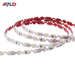 Tira de LED Flexible ADLED Económica en Zig Zag SMD 2835 de 72 LED/M, Tipo S de 6 mm, Tira de LED Flexible en Forma de S de 12 V para Exteriores y Techos - Product Image 2