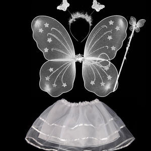 Girls Animals Fancy Dress Halloween Kids Fairy Butterfly Cosplay <strong>Suit</strong> With <strong>Wings</strong> Stage Performance Dress - Product Image 5