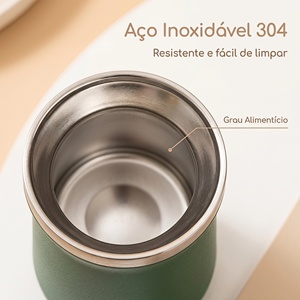 Mug isotherme à double paroi en acier inoxydable pour Yerba Mate argentin, personnalisé pour l'Amérique du Sud - Product Image 5