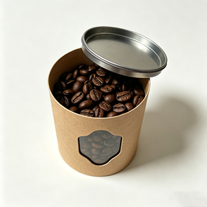 Customized Logo Kraft Paper Sleeve Cylinder Tube Packaging Elegant Round <b>Container</b> Fragrance Diffuser Packing - Product Image 2