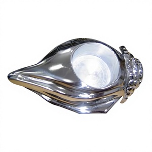 Premium Quality Candle Holder Seashell Design Aluminium Candle Wax Stand Decorative Scented Candle Holder for Parties <b>Table</b> Deco - Product Image 1