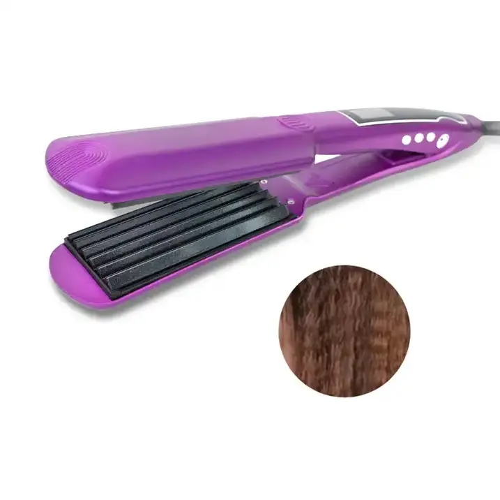 Professional Hair Straightener Hair curling Crimping Iron Dual Voltage Corrugated Corn Wave hair Curler Small Wave Barrel