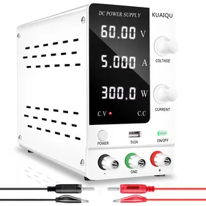 KUAIQU SPPS-C605 60V 5A DC Voltage Regulator Lab Power Supply LCD Digital Desktop Source Switching Power Supply Production Line