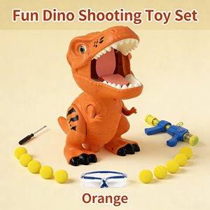 ปืนยิงลูกบอลนิ่มรูปไดโนเสาร์สำหรับเด็ก เล่นเกมยิงปืน - Product Image 4