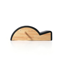 Correcteur de posture en bois de chêne pour Pilates, baril arqué pour étirement du dos, idéal pour studio de fitness de 150 m²
