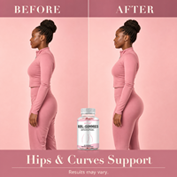 BIYODE Africa : Gummies BBL pour le rehaussement des hanches et des fesses, complément santé, en stock, faible MOQ, vente en gros directe usine