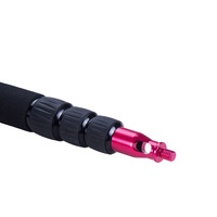 Microphone sans fil Manbily MK-3000C pour caméra, perche télescopique en fibre de carbone, support de micro pour interviews