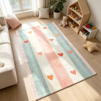 Großhandel Maschinengefertigter Moderner Weicher Rutschfester Polyester Hochflor-Teppich Haustierfreundlich Wendbar Kinderzimmer-Teppich Hersteller