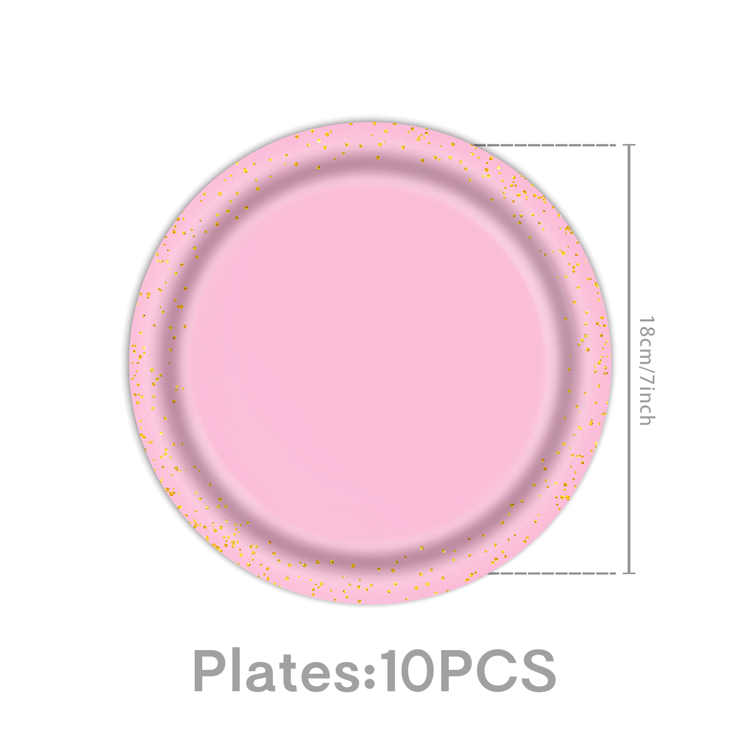 7 pouces-10 pcs/pack