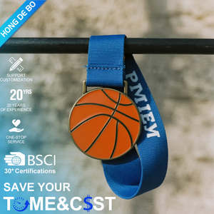 Medaglia Personalizzata per Rugby, Premio Economico per <span class=keywords><strong>Primo</strong></span> Posto, Medaglia Sportiva in <span class=keywords><strong>Metallo</strong></span> 3D Placcata Oro per Gare di Basket - Product Image 1