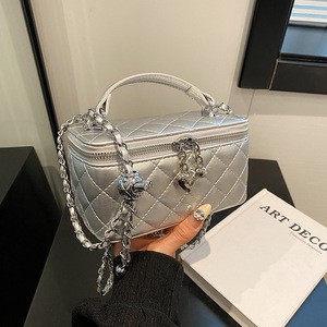 Borsa a <span class=keywords><strong>tracolla</strong></span> con reticolo diamantato da donna in pelle borse a <span class=keywords><strong>tracolla</strong></span> di lusso e borsa con telefono <span class=keywords><strong>cellulare</strong></span> borsa a mano - Product Image 1