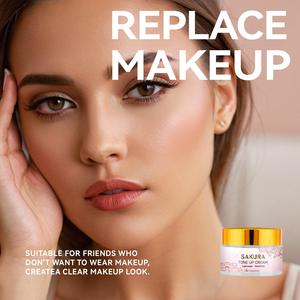 Nuova Crema Schiarente per il Viso Sakura, Nutriente, Sbiancante, Coprente per l'Acne, Idratante, Uniformante il Tono della Pelle - Product Image 3