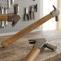 MARCA ZONA Profesional Farrier Octagon Nail Driving Hammer con mango de madera Essential Horse Care Product Horse Gear Products