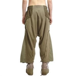 Pantalones de chándal de hombre personalizados de alta calidad, informales, holgados, ajustados, con parche polar, lavados en contraste, para correr - Product Image 2
