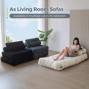 Sofá Cama Plegable Moderno, Sillón Convertible, Almohada, Silla Plegable Portátil, Sofá <span class=keywords><strong>de</strong></span> Piso, Muebles para Sala <span class=keywords><strong>de</strong></span> Estar - Product Image 6