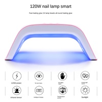 Lampe à ongles intelligente 120W 9S Pro Double source de lumière Machine de luminothérapie électrique avec 1 an de garantie