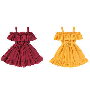 Robes de fête pour bébés en polyester été 2022, vêtements pour enfants, jupes évasées pour tout-petits, vêtements pour enfants, robes de princesse pour filles - Product Image 2