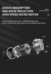 Tondeuse électrique rechargeable USB 2 en 1 pour le <span class=keywords><strong>nez</strong></span> et les oreilles pour hommes/femmes, tondeuse à sourcils, épilation du visage - Product Image 4