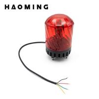 Sirène stroboscopique LED rouge 3W 100dB à déclenchement multiple, 5 sons et alarme lumineuse, alimentation USB 12V CC pour la sécurité intérieure et extérieure