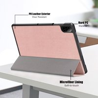 Étui rigide pour tablette PINCASE pour Honor Pad X8a X9 11 pouces, étui intelligent pour tablette avec fonction de mise en veille automatique, aimant et support pliable
