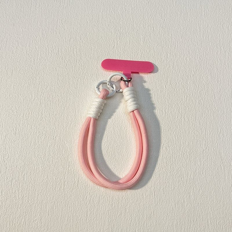 pink and white short rope
