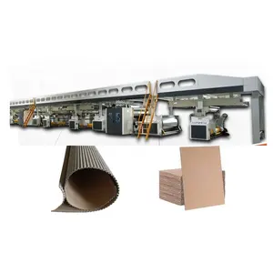 Full automatic corrugated 3/5/7 ply corrugated cardboard box production line / corrugated box manufacturing plant