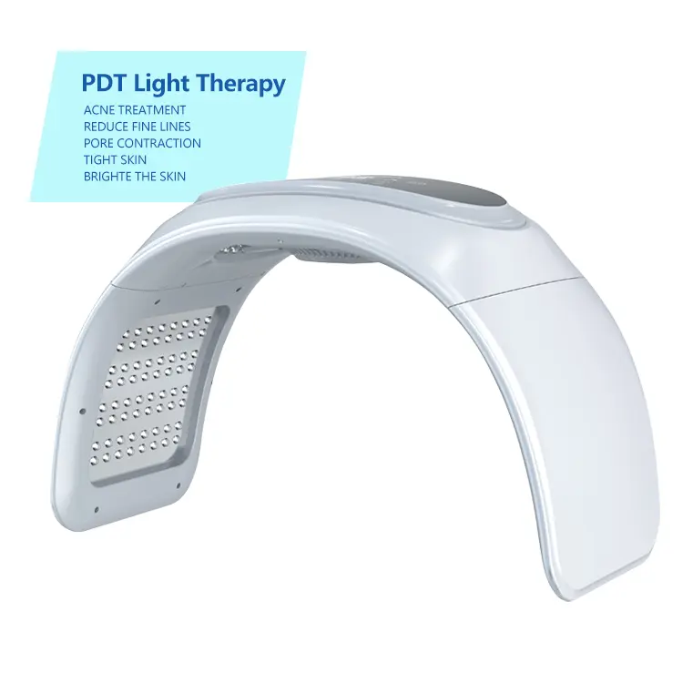 Lampu fototerapi terlaris perangkat Pdt mengisi air dan kulit bersih dalam menggabungkan 8 lampu Led dengan panjang gelombang yang berbeda