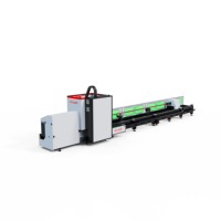 Cortadora de Tubos Láser de Fibra CNC Horizontal de Alta Precisión Serie M de DPLASER para Tubos Metálicos de Diámetro Pequeño, Precio de Fábrica