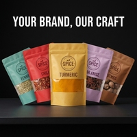 Sachets Doypack personnalisables et réutilisables, adaptés à diverses herbes aromatiques, notamment pour les sachets de poivre, de piment et de poudre de curry