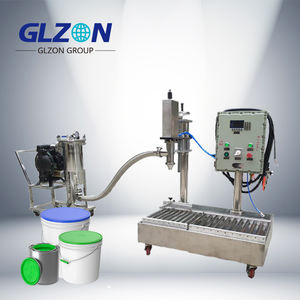 Máquina Automática de Alta Precisión para Llenado de Cubetas de 18 y 20 Litros con Prensa de Tapa y Transportador para Pintura, Pegamento, Productos Químicos y Revestimientos - Product Image 2