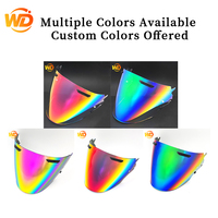 Nouvelle visière de remplacement anti-rayures et étanche XDVZ-/VZ pour casque de moto intégral, lentille pare-vent en polycarbonate