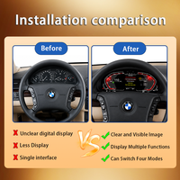 Pour BMW Série 3 E46 M3 1998-2006, tableau de bord LCD numérique, combiné d'instruments, compteur de vitesse multifonctionnel