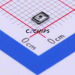 1TS015A-1900-0600-CT Tactile Switch SMD,3x2mm Switch Single Pole Single Throw Round Button 1.9N Vertical Mount - Product Image 1