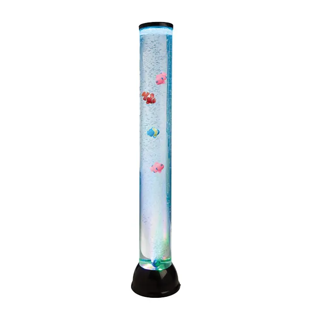 Christmas Novelty Sensory Mood Led USB Color Changing 31 Inch Bubble Tube Lamp Bubble Fish Lamp