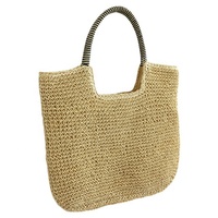 Nouveautés sac portable pour femmes grande capacité été plage herbe tissé sac sac de paille loisirs polyvalents pour les femmes