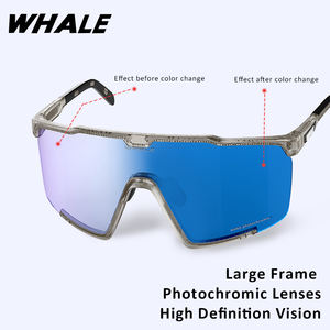 نظارات شمسية رياضية واقية للعين مضادة للضباب بتقنية النانو، نظارات واقية للغولف والجري والقيادة في الهواء الطلق، نظارات ركوب الدراجات رياضية فوتوكرومية من البولي كربونات - Product Image 4