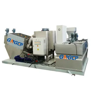 Sludge Dewatering Machine Abs Septic Tank Sewage Wastewater Treatment System Dewatering Screw Press Automatic Sludge Dewatering Machine CE / ISO9001 600