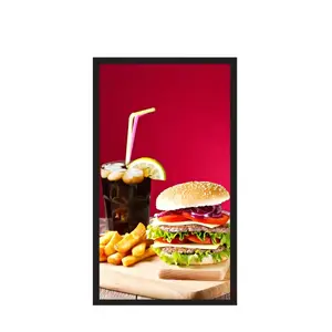 Advertising 55inch Digital Vertical Menu Advertising Android Display Touch Screen Lcd Tv Display